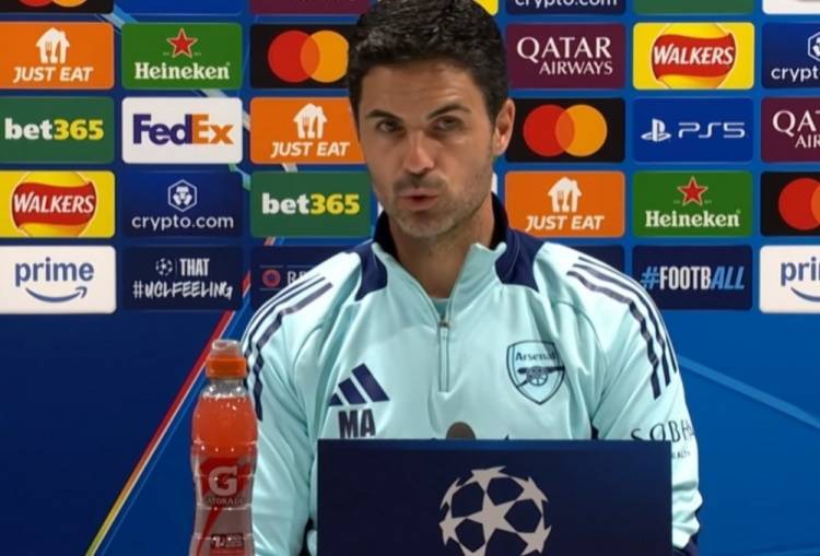 阿尔特塔：从历史来看阿森纳不该被视为热门 梅里诺&amp;怀特可以训练